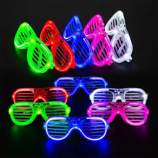 Multipurpose Neon Color Luminous Party Supplies LED Glasses