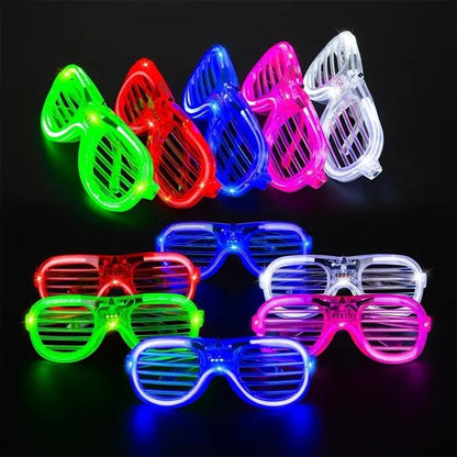 Multipurpose Neon Color Luminous Party Supplies LED Glasses