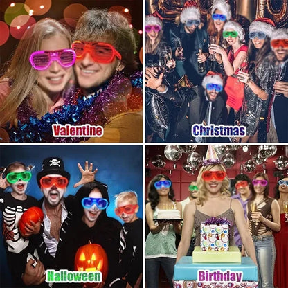 Multipurpose Neon Color Luminous Party Supplies LED Glasses