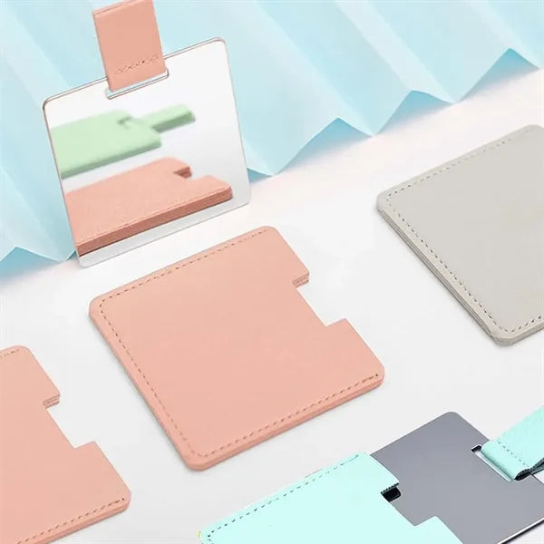Ultra Thin Portable Mini Travel Makeup Mirror with Sleeve