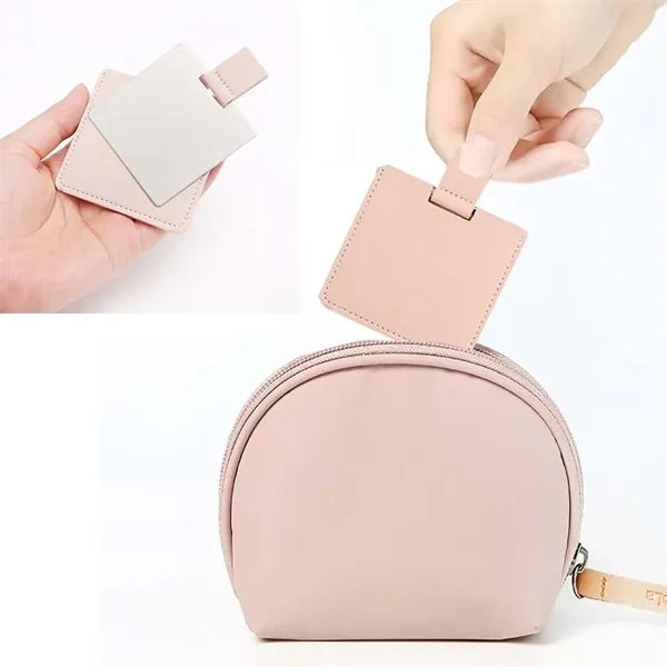 Ultra Thin Portable Mini Travel Makeup Mirror with Sleeve
