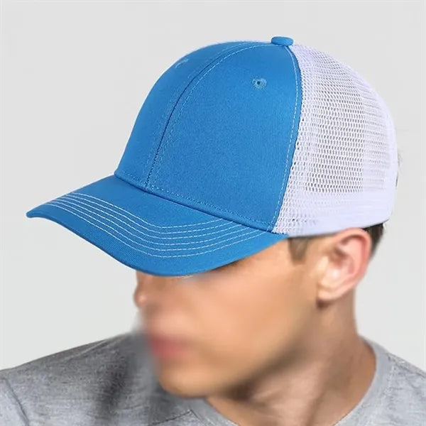 Unisex refreshing breathable adjustable mesh trucker sun hat