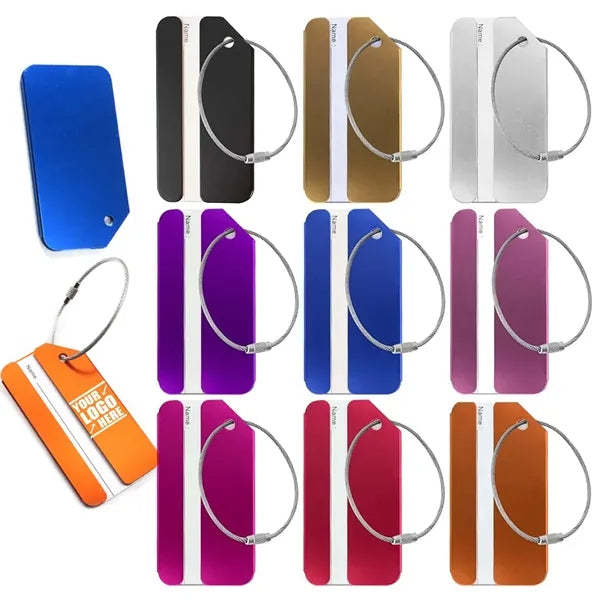 Portable Aluminum Alloy Travel Luggage Tag