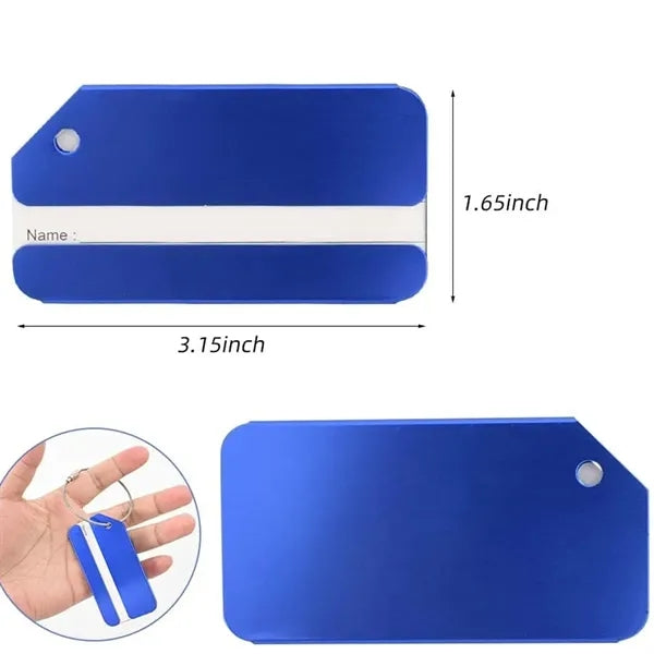 Portable Aluminum Alloy Travel Luggage Tag