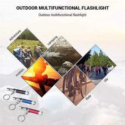 Multifunctional Outdoor 3-in-1 Tool Whistle Compass Light