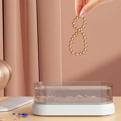 Large Portable Clear Versatile Ultrasonic Jewelry Cleaner