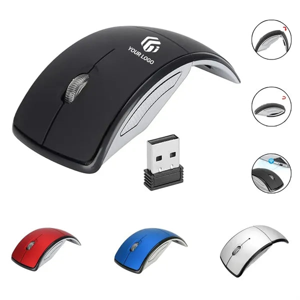 Multipurpose portable foldable usb receiver wireless mouse