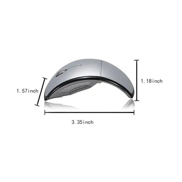 Multipurpose portable foldable usb receiver wireless mouse