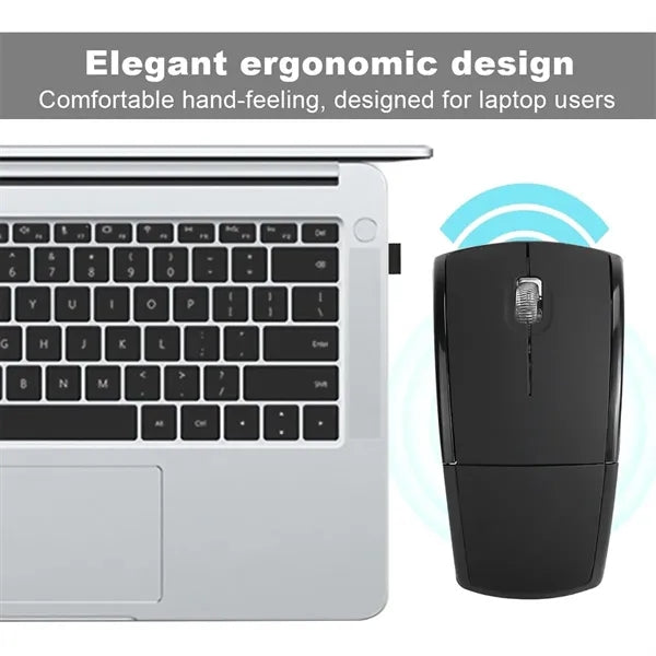 Multipurpose portable foldable usb receiver wireless mouse
