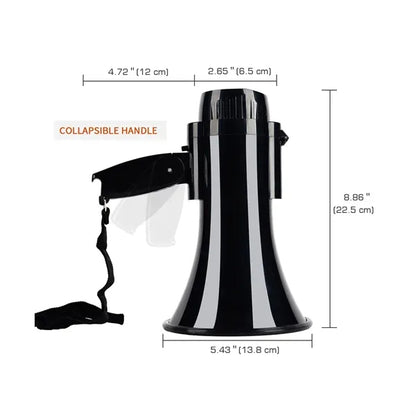 Multipurpose Portable Practical 30w Power Megaphone Speaker