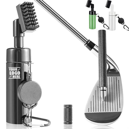 Golf Club Cleaner Brush with Sharpener Tool