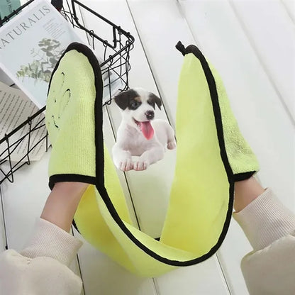 Pet Grooming Absorbent Soft Dog Towels with Hand Pockets