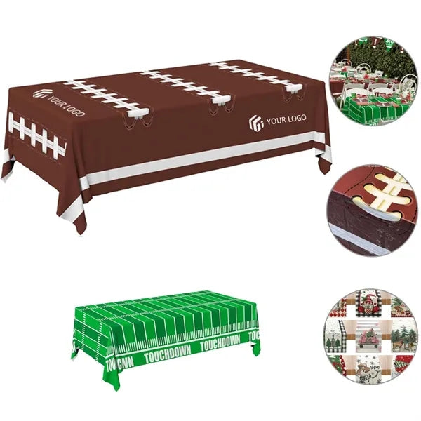 Custom Football Party Decoration Tablecloth Table Cover