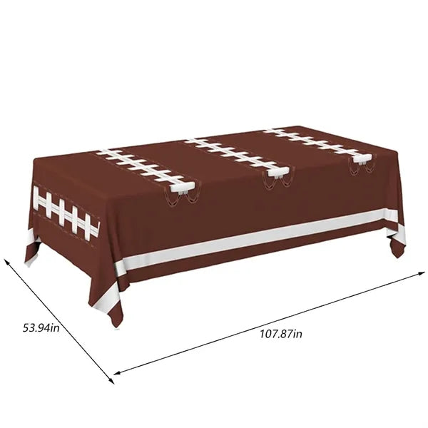 Custom Football Party Decoration Tablecloth Table Cover