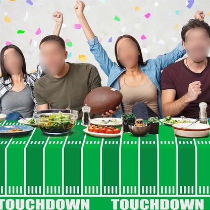 Custom Football Party Decoration Tablecloth Table Cover