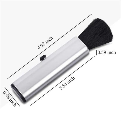 Portable soft retractable laptop cleaner keyboard brush
