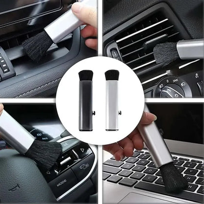 Portable soft retractable laptop cleaner keyboard brush