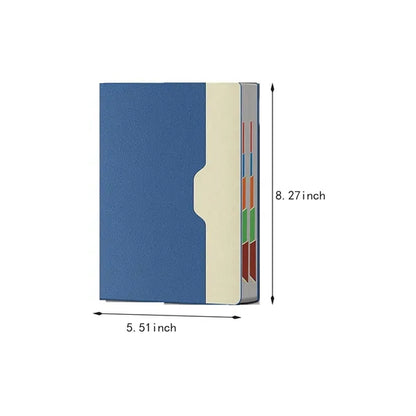 Multi-purpose portable ultra-thick A5 soft leather notebook