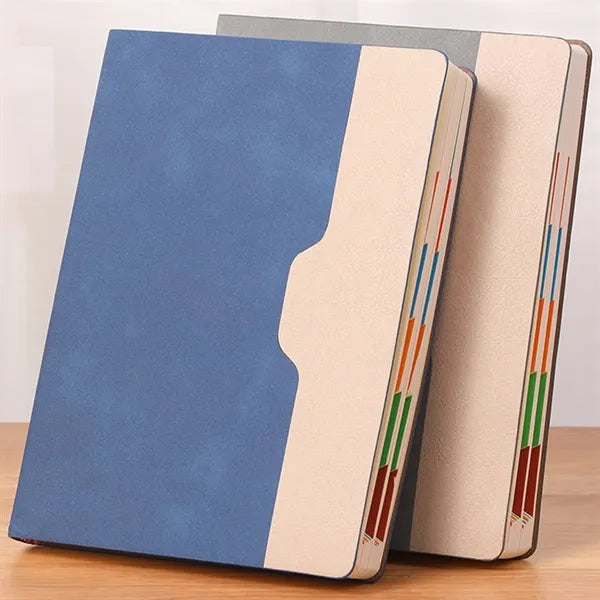 Multi-purpose portable ultra-thick A5 soft leather notebook