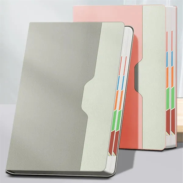Multi-purpose portable ultra-thick A5 soft leather notebook