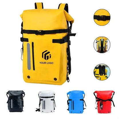 Outdoor waterproof hiking floating diving fins backpack
