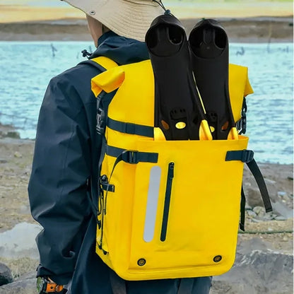 Outdoor waterproof hiking floating diving fins backpack