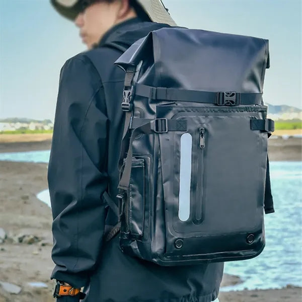 Outdoor waterproof hiking floating diving fins backpack