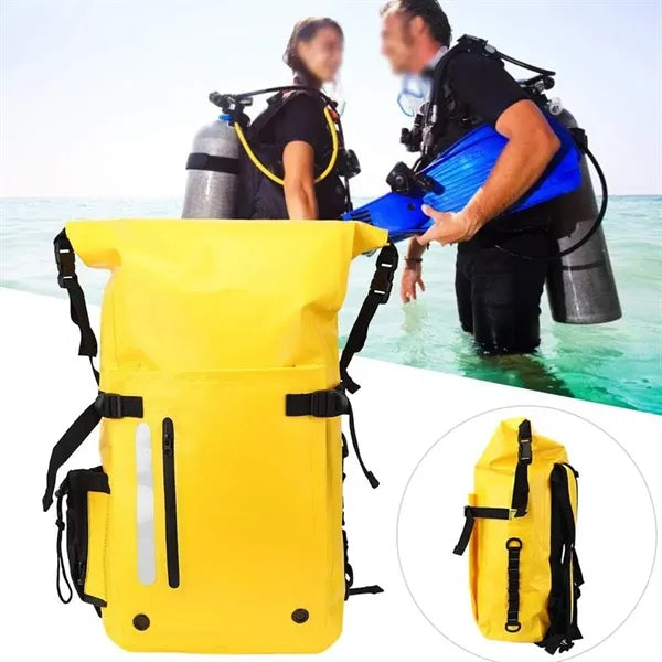 Outdoor waterproof hiking floating diving fins backpack