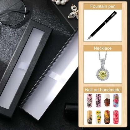 Office Supplies Pen Gift Box Pencil Case with Clear Lid