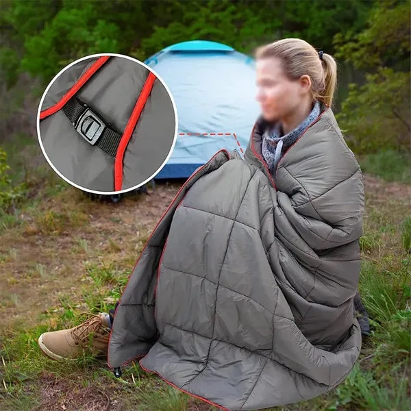 Multifunctional portable moisture-proof outdoor blanket