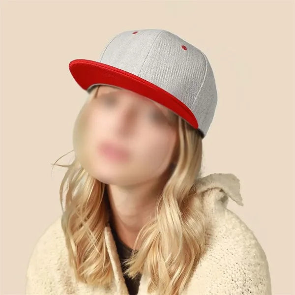 Adjustable Hip Hop Style Snapback Hat Cap with Flat Bill