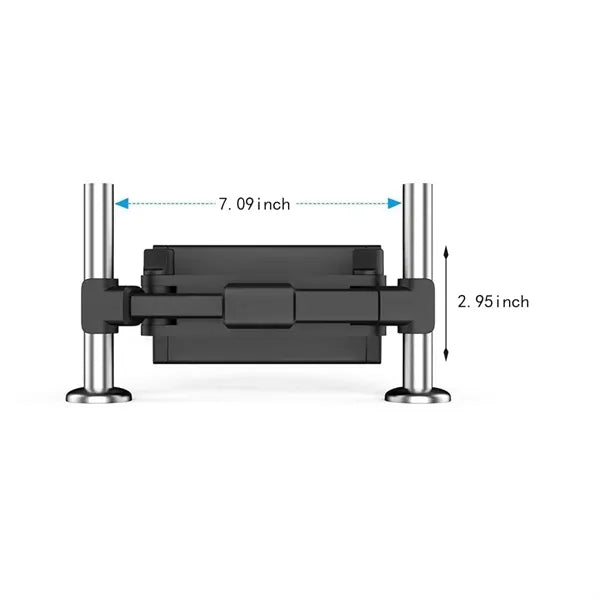 Car shockproof rotatable retractable tablet phone holder
