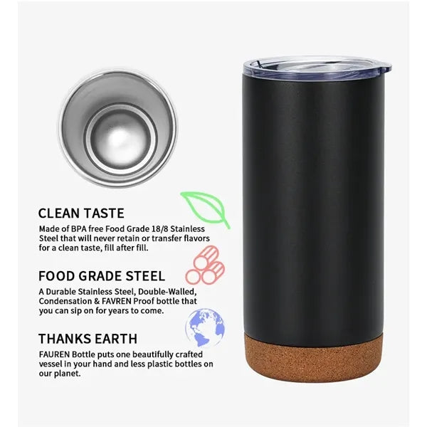 16 Oz. Full Color Wellington Stainless Steel Tumbler