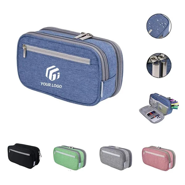 Multifunctional Large Capacity Waterproof Zipper Pencil Case
