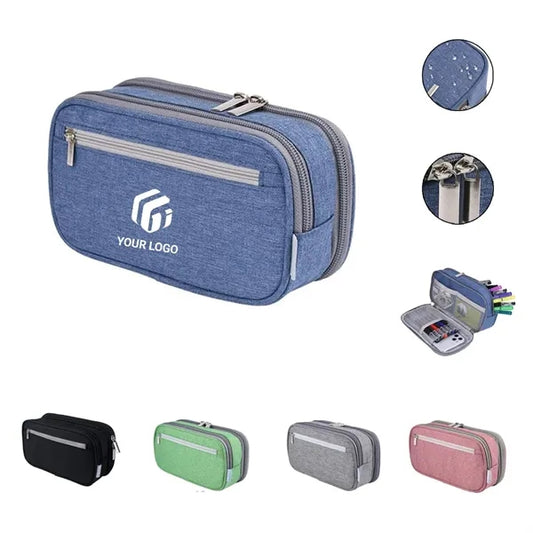 Multifunctional Large Capacity Waterproof Zipper Pencil Case