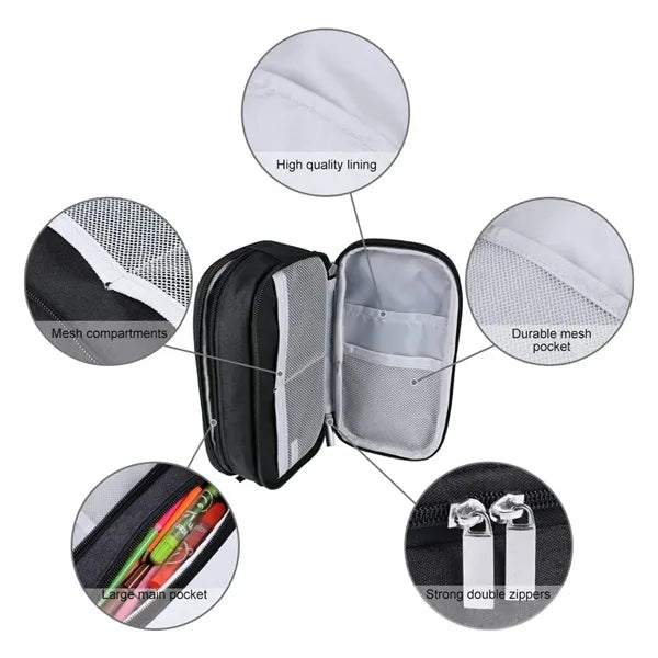 Multifunctional Large Capacity Waterproof Zipper Pencil Case