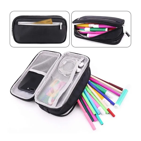 Multifunctional Large Capacity Waterproof Zipper Pencil Case