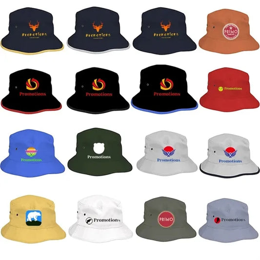 Brushed Cotton Twill Bucket Hat - Full Color