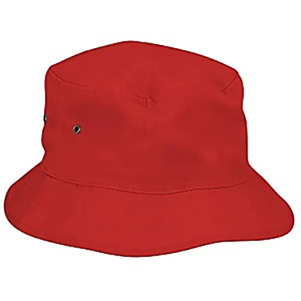Brushed Cotton Twill Bucket Hat - Full Color