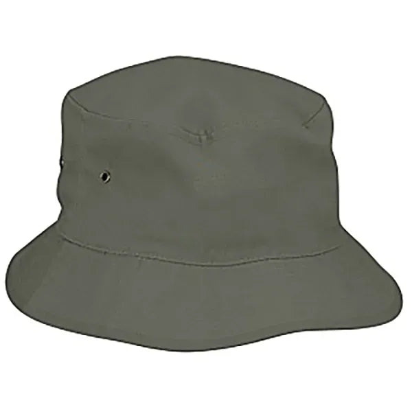 Brushed Cotton Twill Bucket Hat - Full Color