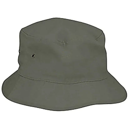 Brushed Cotton Twill Bucket Hat - Full Color