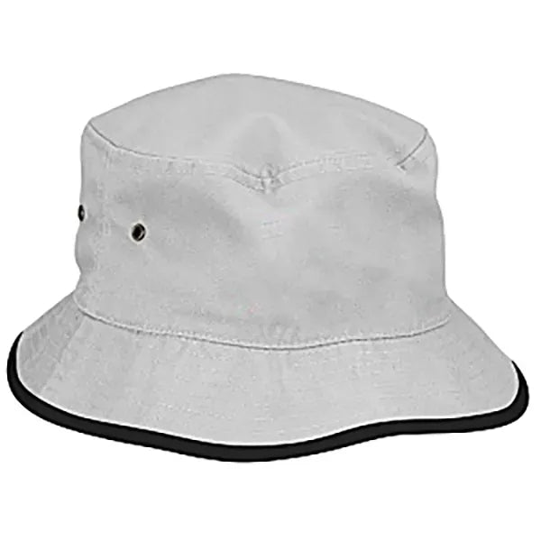 Brushed Cotton Twill Bucket Hat - Full Color