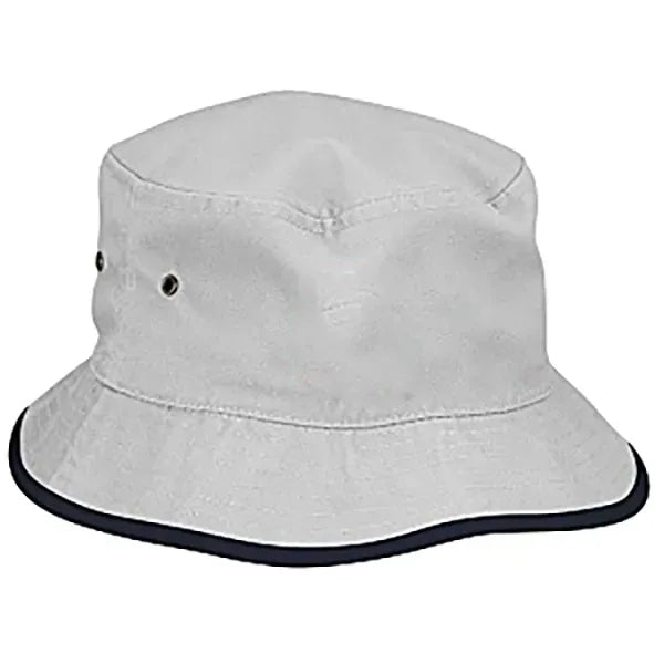 Brushed Cotton Twill Bucket Hat - Full Color