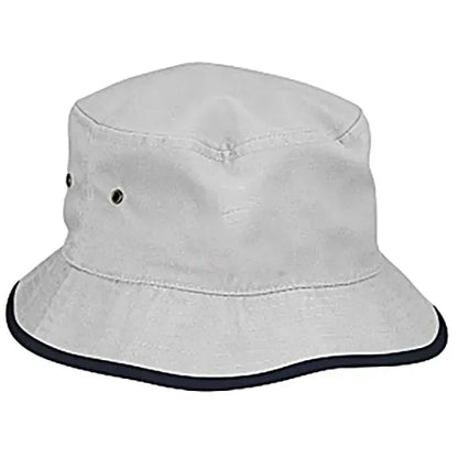 Brushed Cotton Twill Bucket Hat - Full Color