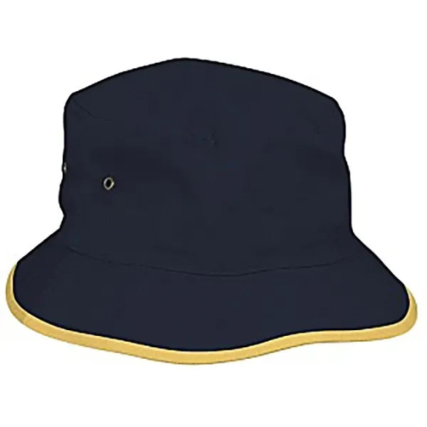 Brushed Cotton Twill Bucket Hat - Full Color