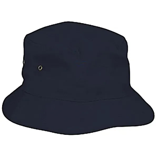 Brushed Cotton Twill Bucket Hat - Full Color