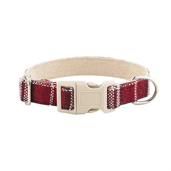 Eco-Friendly Linen and Cotton Dog Collar