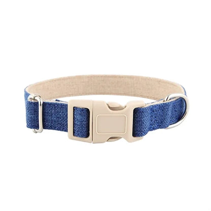 Eco-Friendly Linen and Cotton Dog Collar