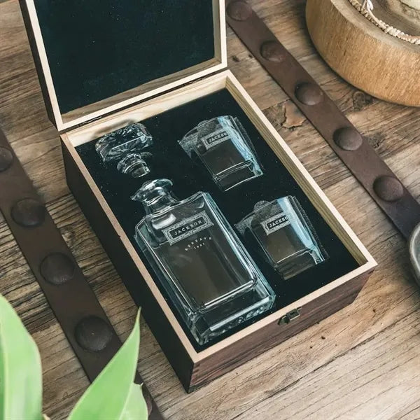 Personalized Whiskey Decanter Set