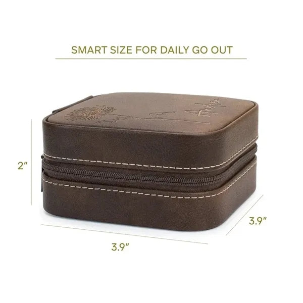 Unique Holiday Gift Engraved Jewelry Case